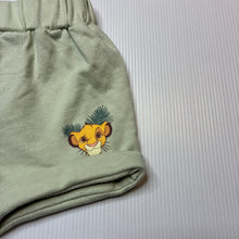 Load image into Gallery viewer, Unisex Disney, Lion King Simba shorts, elasticated, EUC, size 000,  