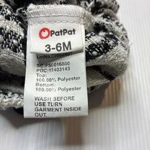 Load image into Gallery viewer, Girls PatPat, black &amp; white woven skirt, elasticated, GUC, size 00,  