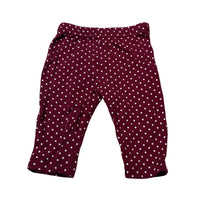 Load image into Gallery viewer, Girls HB, spotted cotton leggings / bottoms, elasticated, EUC, size 000,  