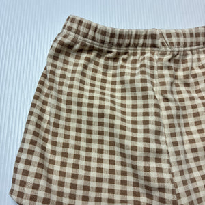 Girls MINIZALI, checked stretchy nappy cover / bloomers, EUC, size 0,  