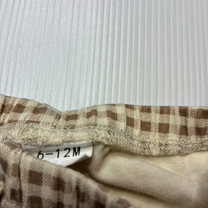 Girls MINIZALI, checked stretchy nappy cover / bloomers, EUC, size 0,  