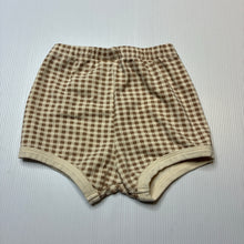 Load image into Gallery viewer, Girls MINIZALI, checked stretchy nappy cover / bloomers, EUC, size 0,  