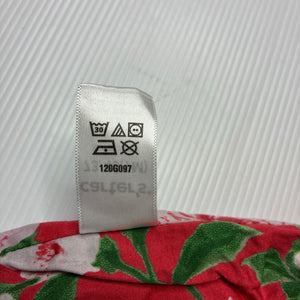 Girls Carters, lined lightweight floral cotton dress, EUC, size 0, L: 40cm