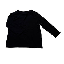 Load image into Gallery viewer, Unisex Anko, black cotton long sleeve tee / top, EUC, size 2,  