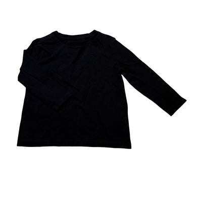 Unisex Anko, black cotton long sleeve tee / top, EUC, size 2,  