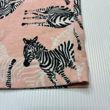 Load image into Gallery viewer, Girls Bonds, stretchy chesty singlet top, zebras, FUC, size 00,  