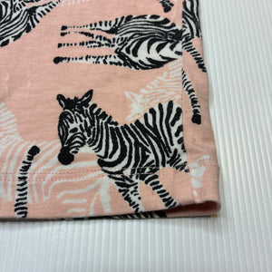 Girls Bonds, stretchy chesty singlet top, zebras, FUC, size 00,  