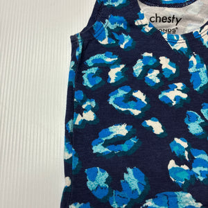 Unisex Bonds, stretchy chesty singlet top, GUC, size 000,  