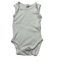 Load image into Gallery viewer, Unisex Anko, white cotton singletsuit / romper, EUC, size 000,  