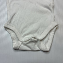 Load image into Gallery viewer, Unisex Anko, white cotton singletsuit / romper, EUC, size 000,  