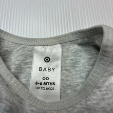 Load image into Gallery viewer, Unisex Target, grey cotton singlet top, fish, EUC, size 00,  