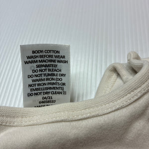 Unisex Target, organic cotton bodysuit / romper, GUC, size 000,  