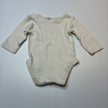 Load image into Gallery viewer, Unisex Target, organic cotton bodysuit / romper, GUC, size 000,  