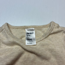 Load image into Gallery viewer, Unisex Anko, soft cotton bodysuit / romper, EUC, size 000,  