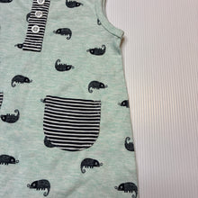 Load image into Gallery viewer, Boys Kids &amp; Co, lightweight romper, chameleons, FUC, size 000,  