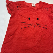 Load image into Gallery viewer, Girls Seed, lined corduroy cotton dress, cat, GUC, size 1, L: 41cm