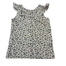 Load image into Gallery viewer, Girls Dymples, stretchy organic cotton blend floral top, EUC, size 0,  