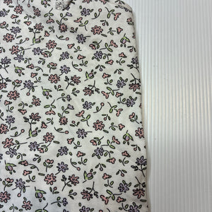 Girls Dymples, stretchy organic cotton blend floral top, EUC, size 0,  