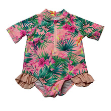 Load image into Gallery viewer, Girls Baby Berry, colourful swim one-piece, EUC, size 0,  