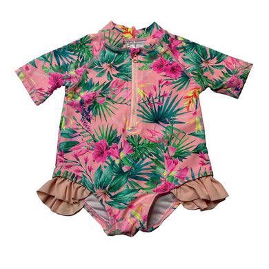 Girls Baby Berry, colourful swim one-piece, EUC, size 0,  