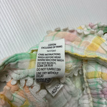 Load image into Gallery viewer, Girls Dymples, lightweight crinkle cotton summer romper, EUC, size 0,  