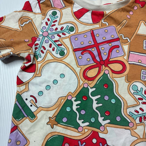 Unisex Target, cotton Christmas tee / top, EUC, size 1,  