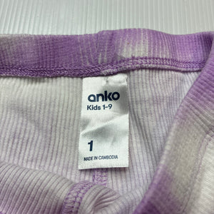 Girls Anko, lightweight stretchy shorts, elasticated, GUC, size 1,  