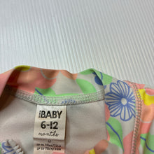 Load image into Gallery viewer, Girls Cotton On, floral long sleeve swim one-piece, EUC, size 0,  