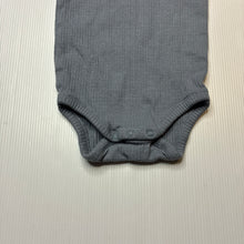 Load image into Gallery viewer, Unisex Anko, stretchy ribbed bodysuit / romper, EUC, size 000,  