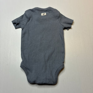 Unisex Anko, stretchy ribbed bodysuit / romper, EUC, size 000,  