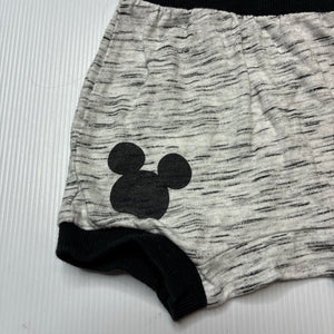 Boys Disney, Mickey Mouse lightweight shorts, elasticated, FUC, size 000,  