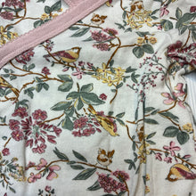 Load image into Gallery viewer, Girls Dymples, floral cotton coverall / romper, EUC, size 000,  
