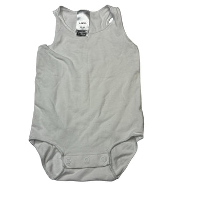 Unisex Bonds, white stretchy singletsuit romper, EUC, size 000,  