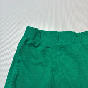 Unisex Target, green cotton shorts, elasticated, EUC, size 1,  