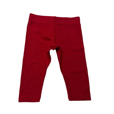 Girls Baby Berry, red stretchy leggings / bottoms, GUC, size 00,  