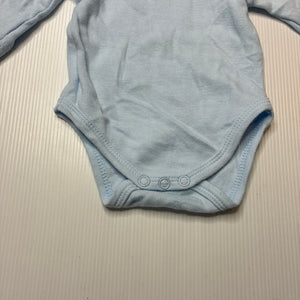 Unisex Baby Berry, soft cotton bodysuit / romper, GUC, size 000,  