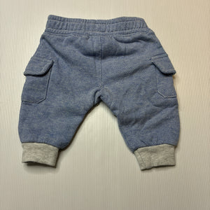 Boys Dymples, fleece lined pants / bottoms, elasticated, EUC, size 000,  