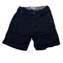 Load image into Gallery viewer, Boys H&amp;M, navy cotton shorts, adjustable, EUC, size 1-2,  