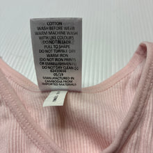 Load image into Gallery viewer, Girls Target, pink ribbed cotton singlet top, EUC, size 0,  