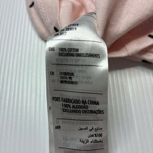Girls Cotton On, pink cotton top, dad, GUC, size 000,  