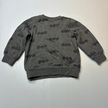 Load image into Gallery viewer, Boys DC Comics, Batman fleece lined sweater / jumper, GUC, size 1,  