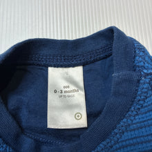 Load image into Gallery viewer, Boys Target, blue cotton long sleeve top, GUC, size 000,  