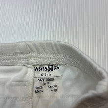 Load image into Gallery viewer, Girls Babies R Us, cotton ruffle leggings / bottoms, GUC, size 0000,  