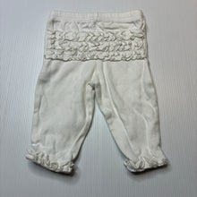 Load image into Gallery viewer, Girls Babies R Us, cotton ruffle leggings / bottoms, GUC, size 0000,  