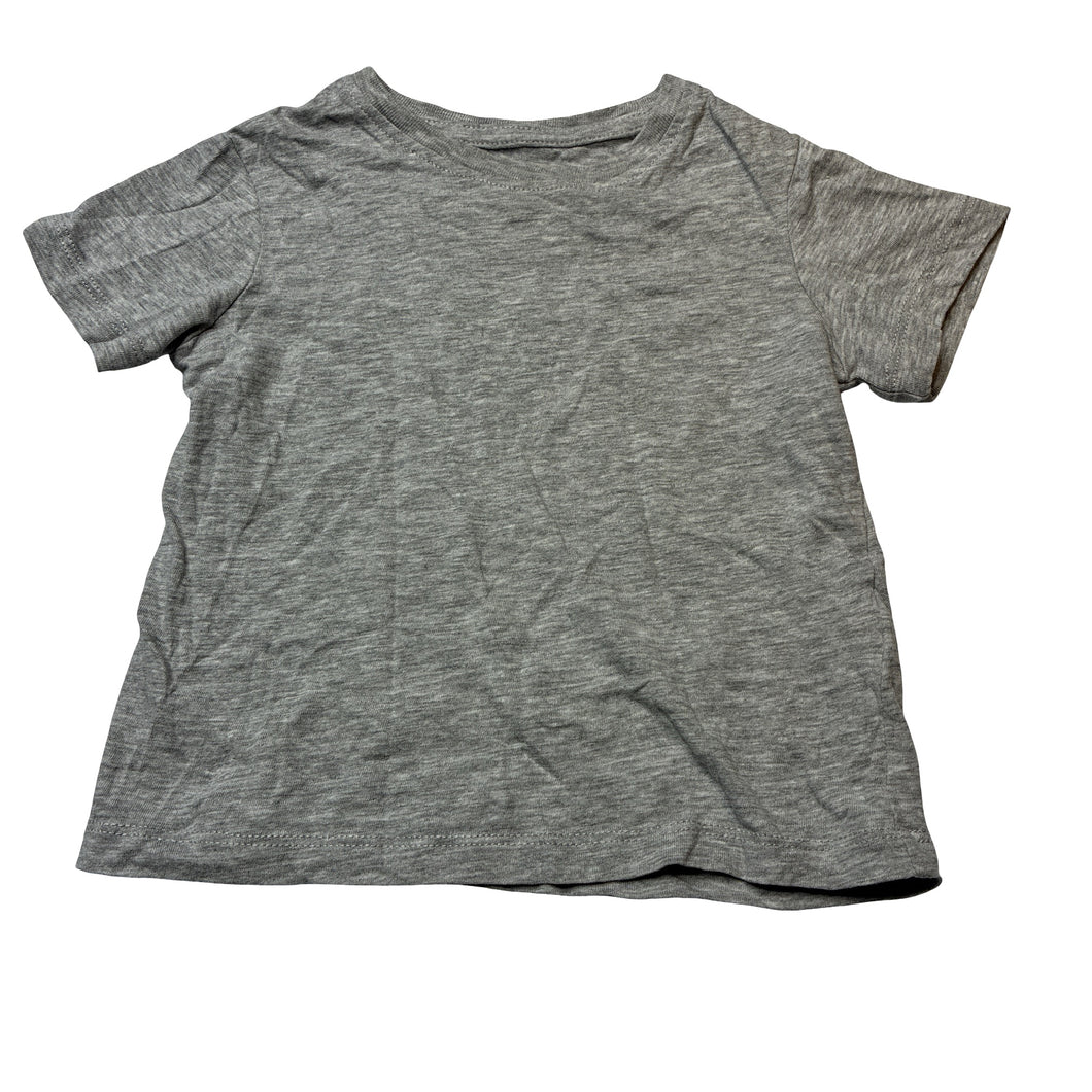Boys H&M, grey marle tee / top, GUC, size 2,  