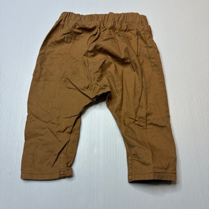 Boys H&M, lightweight organic cotton pants, elasticated, GUC, size 00,  