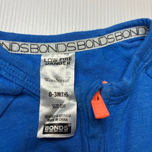 Load image into Gallery viewer, Unisex Bonds, zip wondersuit / zippy / romper, pilling, FUC, size 000,  
