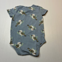 Load image into Gallery viewer, Unisex Anko, stretchy bodysuit / romper, kookaburra, FUC, size 0,  