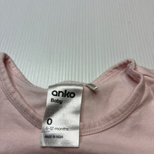 Load image into Gallery viewer, Girls Anko, pink stretchy bodysuit / romper, EUC, size 0,  