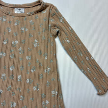 Load image into Gallery viewer, Girls Target, floral ribbed long sleeve top, GUC, size 0,  